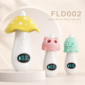 FLD002 V2 mushroom-style empty vape device hero view