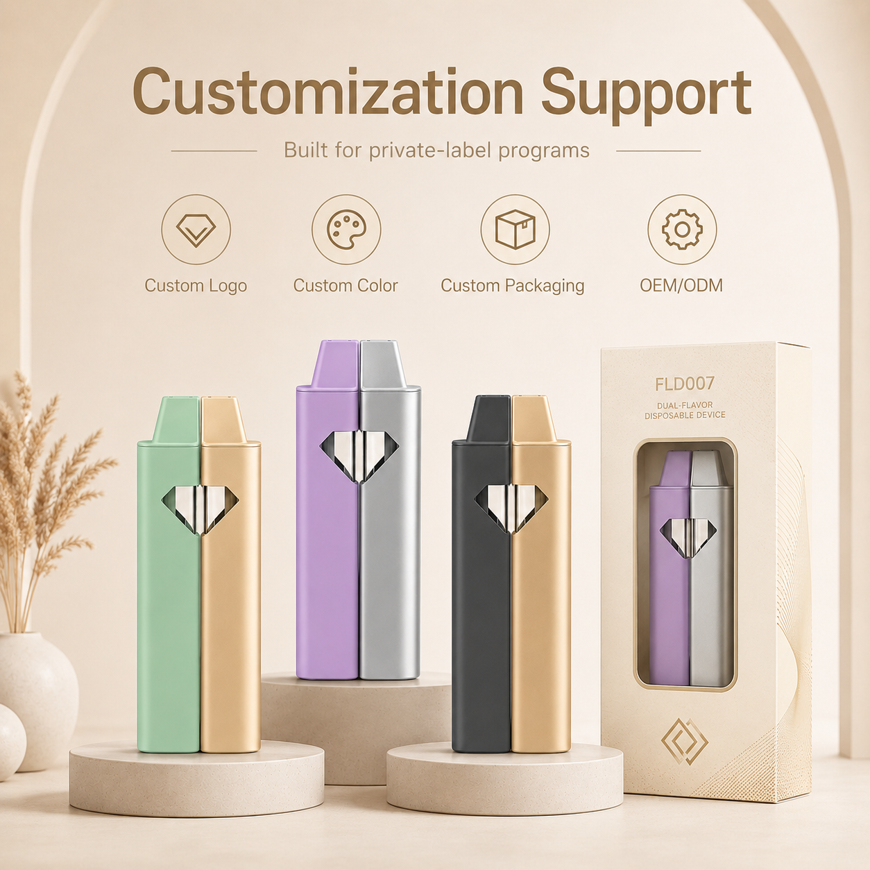 FLD007 Slim Disposable Vape Device – 1ml/2ml 280mAh - Image 6