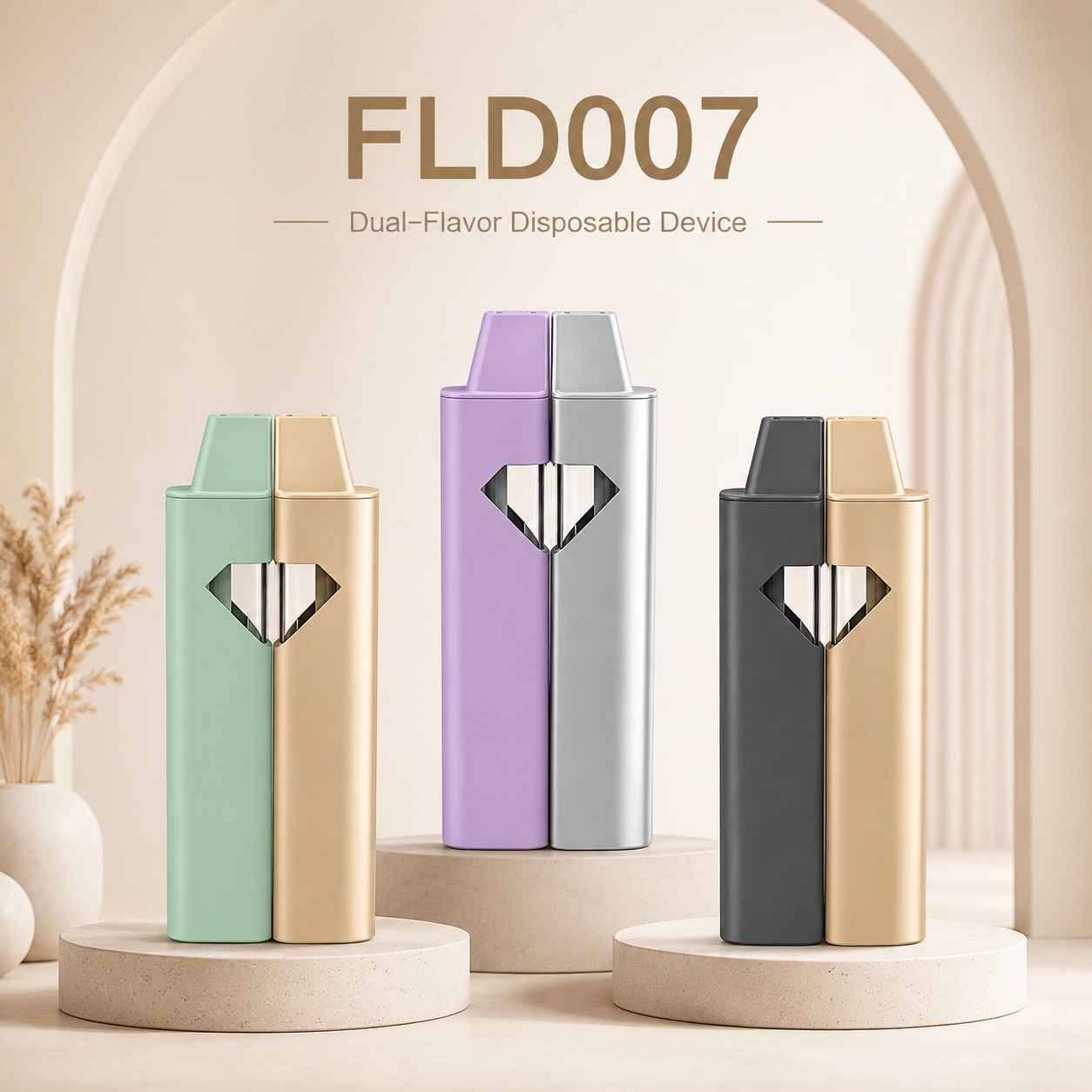 FLD007 Slim Disposable Vape Device – 1ml/2ml 280mAh