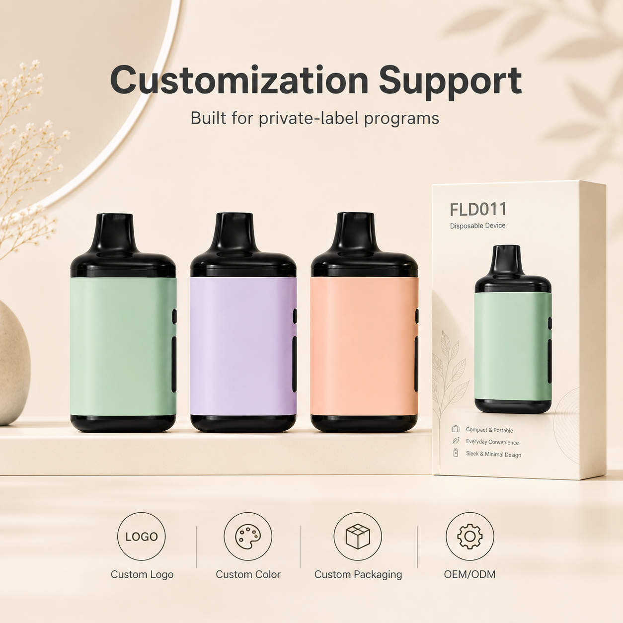 FLD011 Multi-Capacity Disposable Vape Device – 400mAh 3 Voltage Levels - Image 6