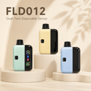 FLD012 Dual-Tank Disposable Vape Device – 400mAh Variable Voltage