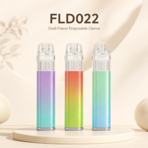FLD022 Dual-Tank Preheat Disposable Vape Device – 280mAh