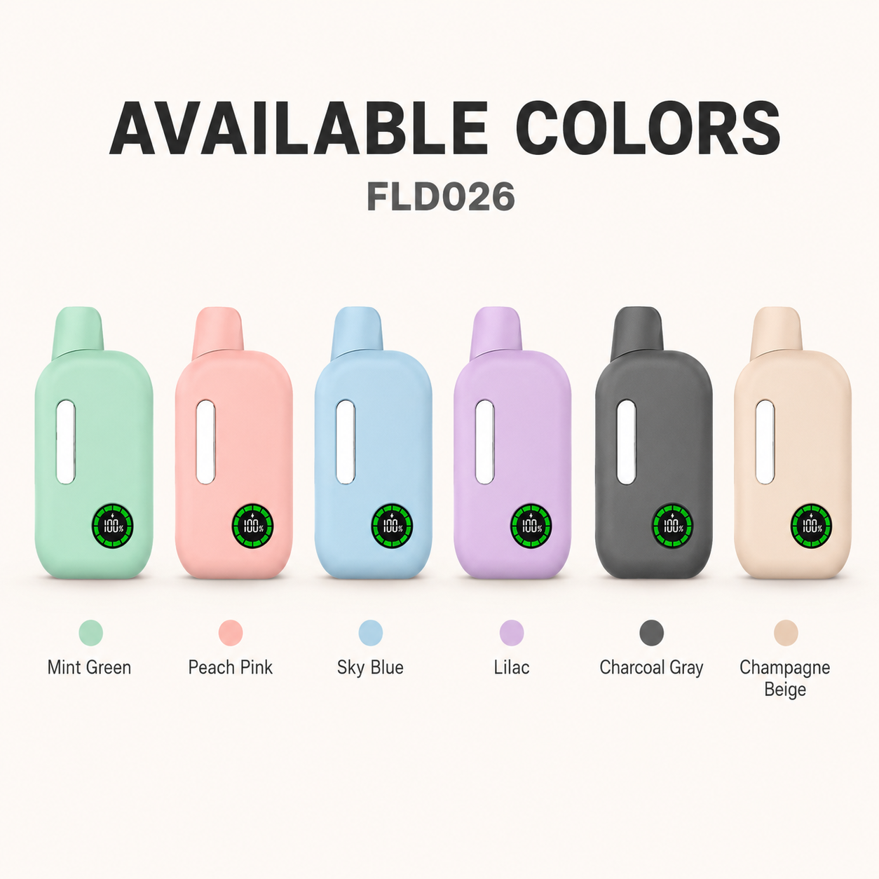 FLD026 Compact 3ml Disposable Vape Device – 300mAh 2.8V - Image 4