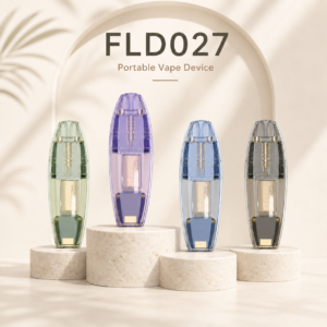 FLD027 Transparent 2ml Disposable Vape Device – 300mAh 3.7V
