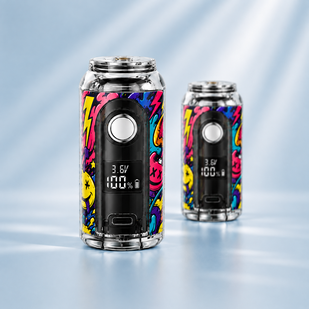 FUNLE FLB008 custom 510 batteries with digital display and graphic housing