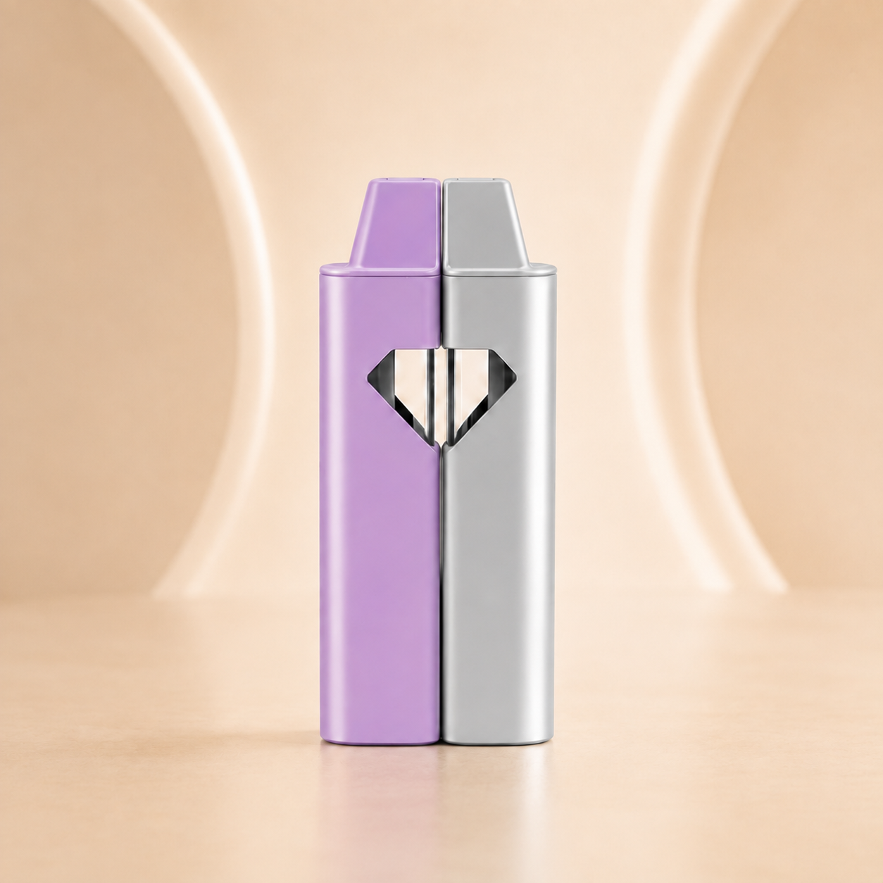 FUNLE FLD007 dual-flavor all-in-one oil devices in purple and silver